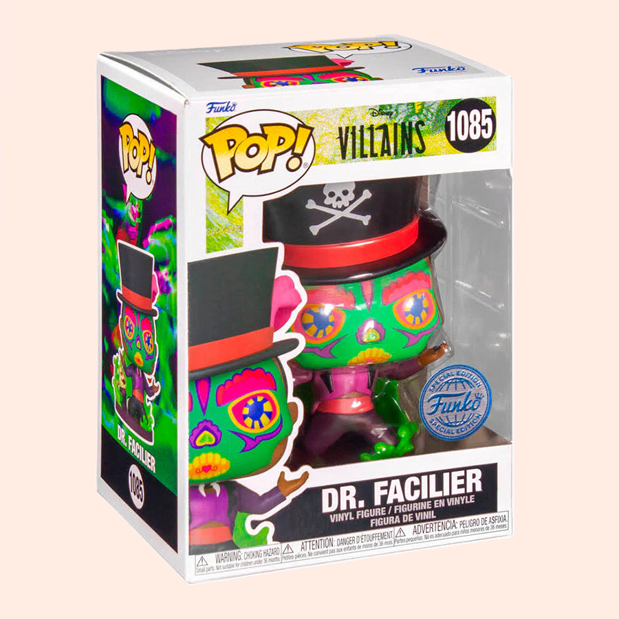 POP! Dr. Facilier Sugar Skull Special Edition 9cm – Disney Villains boite fenêtre